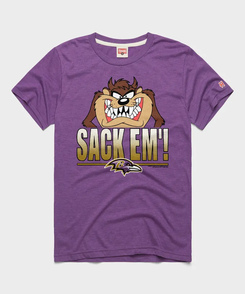 Looney Tunes Taz Sack Em' X Baltimore Ravens 1