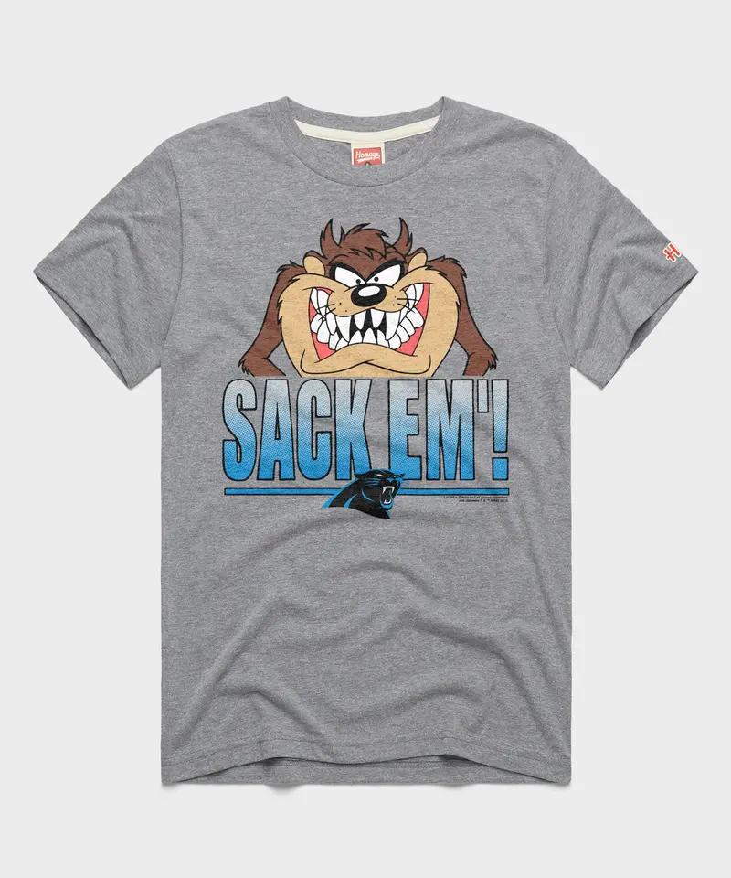 Looney Tunes Taz Sack Em' X Carolina Panthers 1
