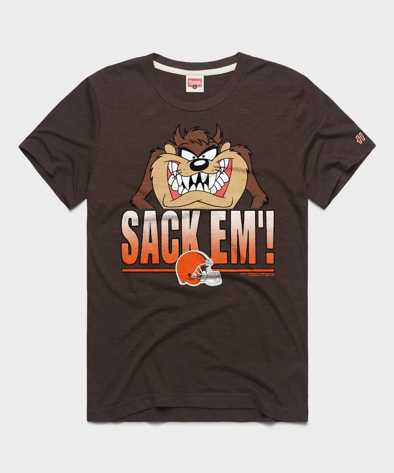 Looney Tunes Taz Sack Em' X Cleveland Browns 1