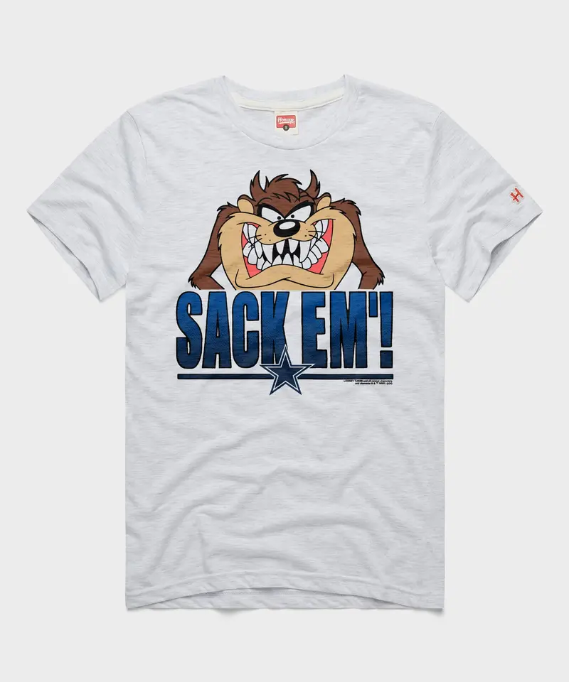 Looney Tunes Taz Sack Em' X Dallas Cowboys 1