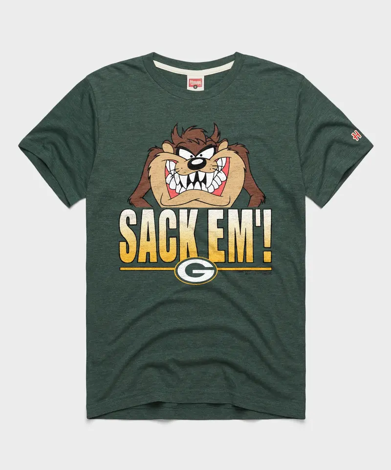 Looney Tunes Taz Sack Em' X Green Bay Packers 1