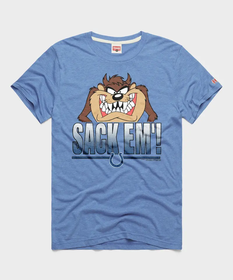 Looney Tunes Taz Sack Em' X Indianapolis Colts 1