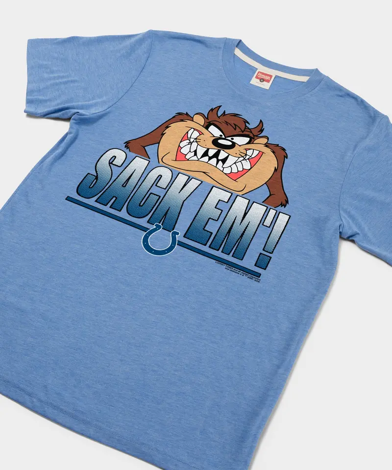 Looney Tunes Taz Sack Em' X Indianapolis Colts 2