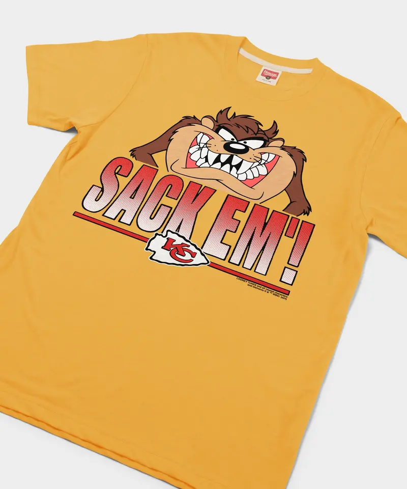 Looney Tunes Taz Sack Em' X Kansas City Chiefs 2