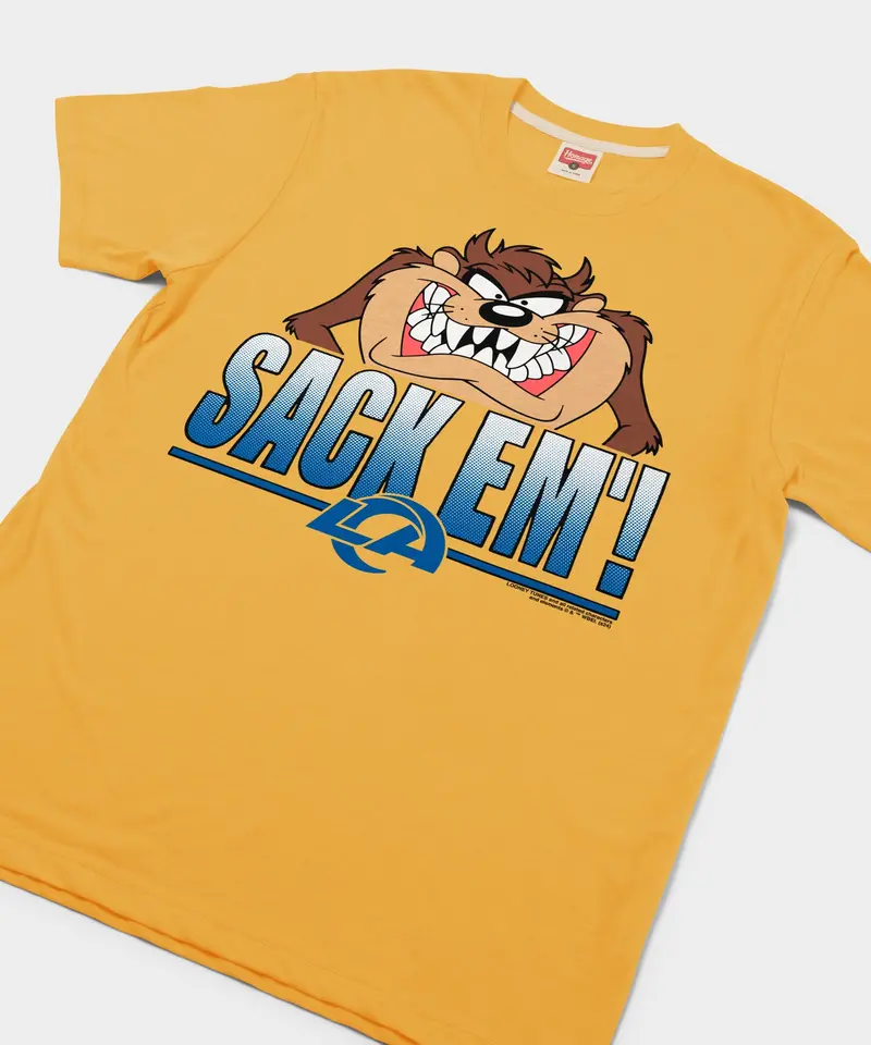 Looney Tunes Taz Sack Em' X Los Angeles Rams 2