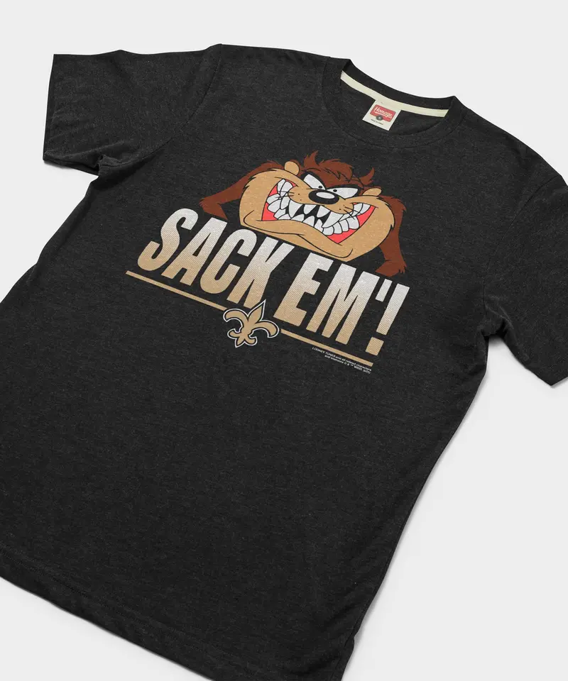 Looney Tunes Taz Sack Em' X New Orleans Saints 2