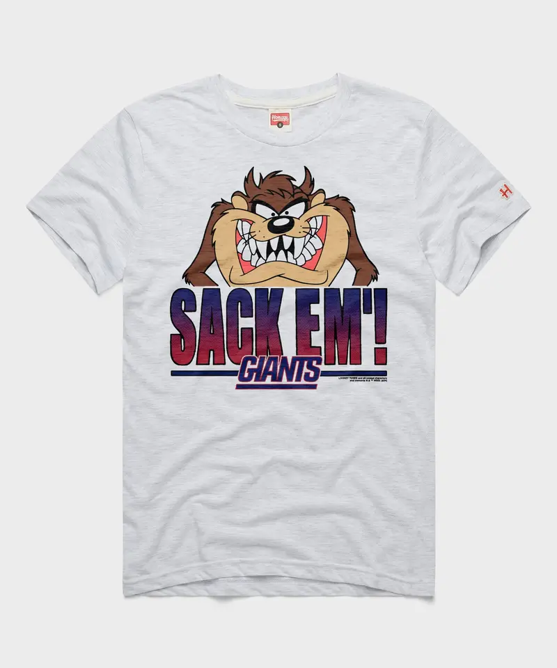 Looney Tunes Taz Sack Em' X New York Giants 1