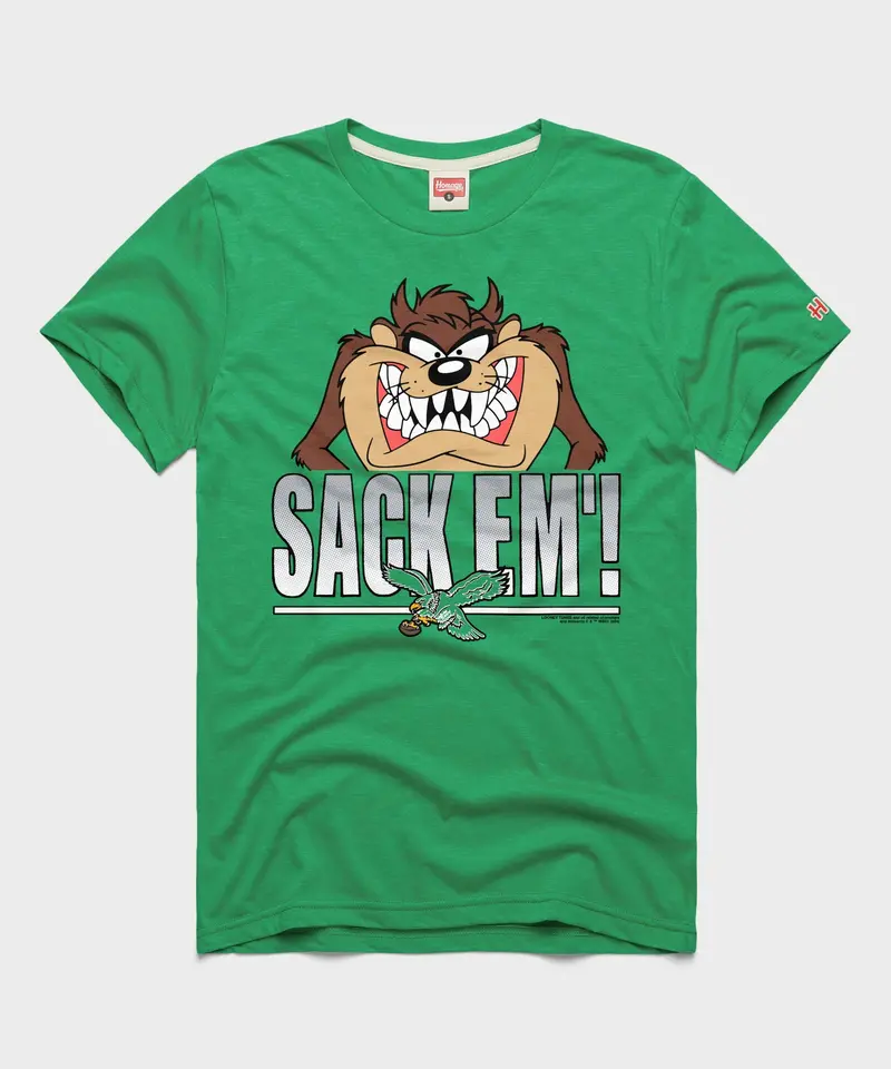 Looney Tunes Taz Sack Em' X Philadelphia Eagles 1