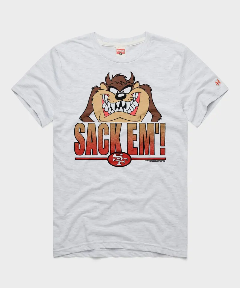 Looney Tunes Taz Sack Em' X San Francisco 49Ers 1