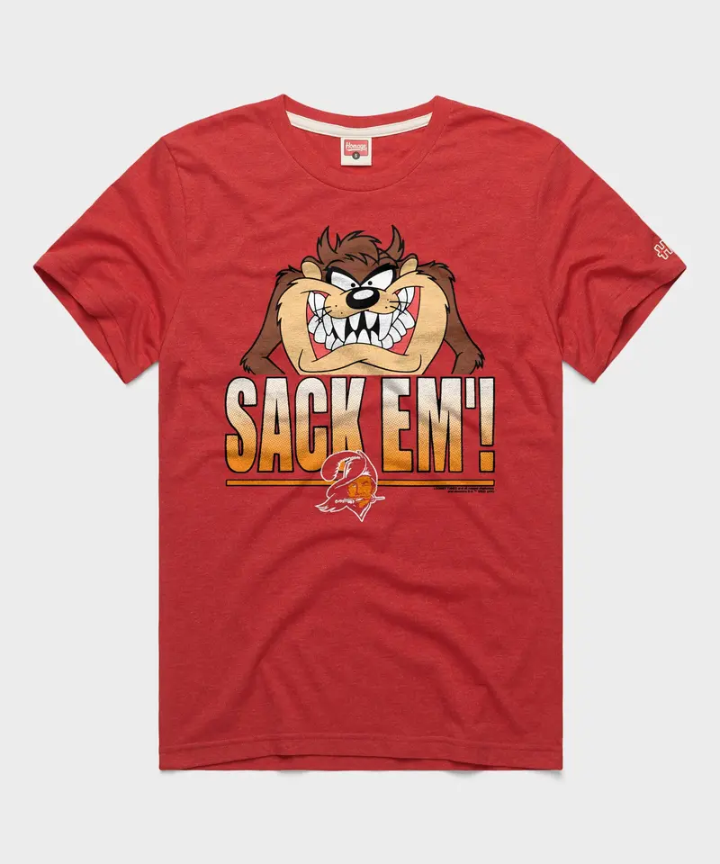 Looney Tunes Taz Sack Em' X Tampa Bay Buccaneers 1