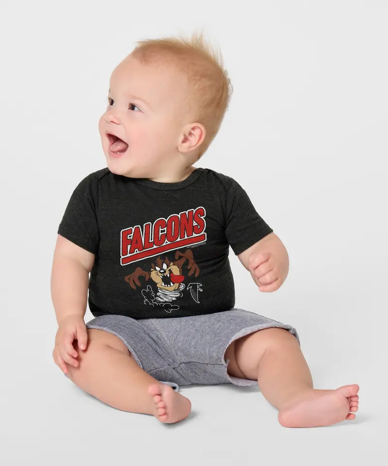Looney Tunes Taz X Atlanta Falcons Baby One Piece 3