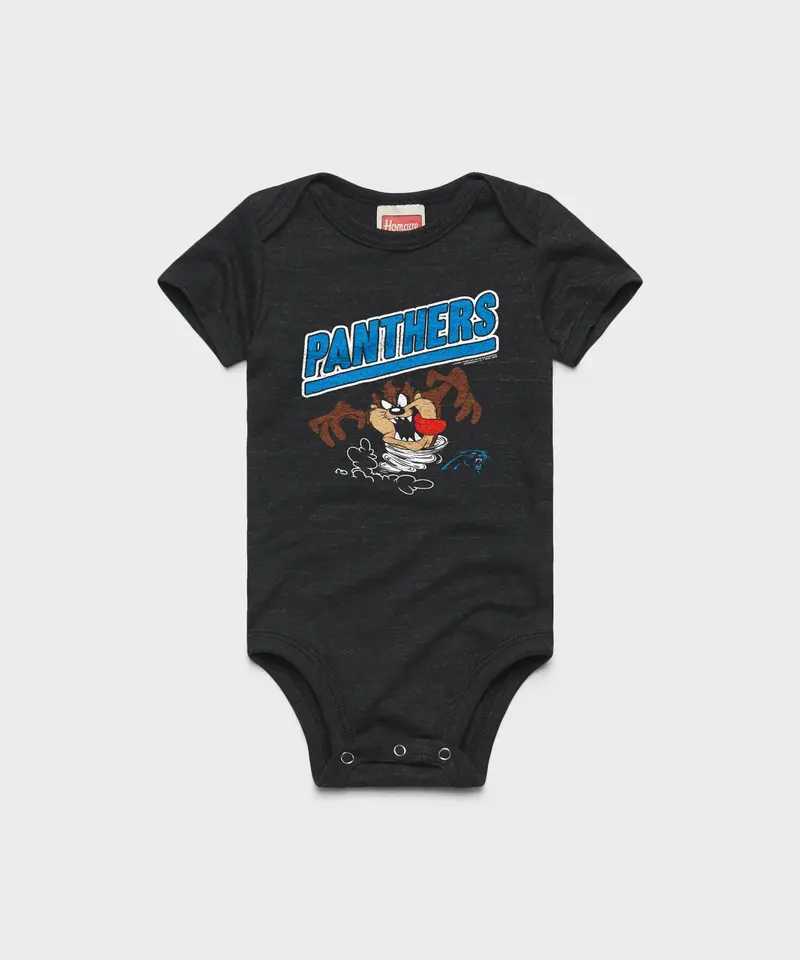 Looney Tunes Taz X Carolina Panthers Baby One Piece 1