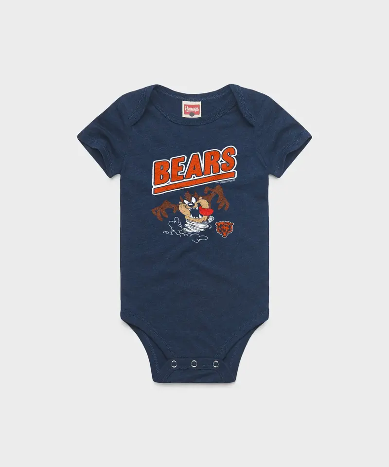 Looney Tunes Taz X Chicago Bears Baby One Piece 1