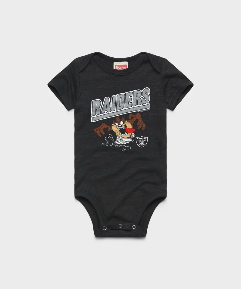 Looney Tunes Taz X Las Vegas Raiders Baby One Piece 1