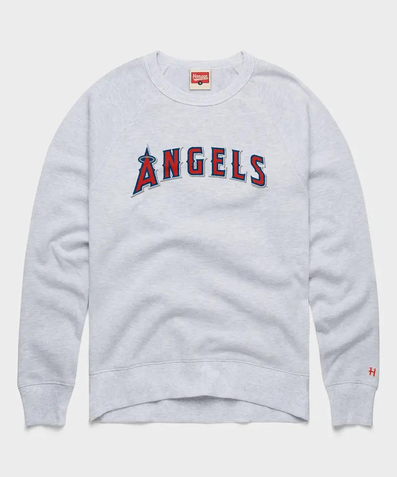 Los Angeles Angels Jersey Logo '12 Crewneck 1