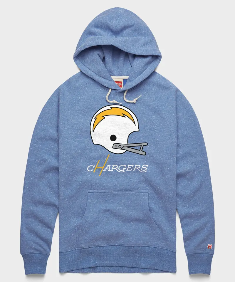 Los Angeles Chargers Big Helmet Hoodie 1
