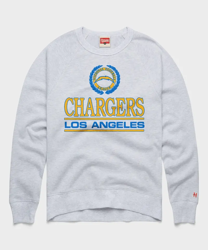 Los Angeles Chargers Crest Crewneck 1