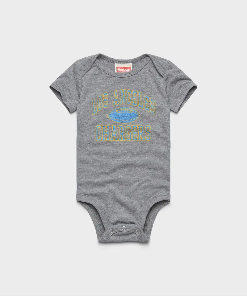 Los Angeles Chargers Gridiron Baby One Piece 1