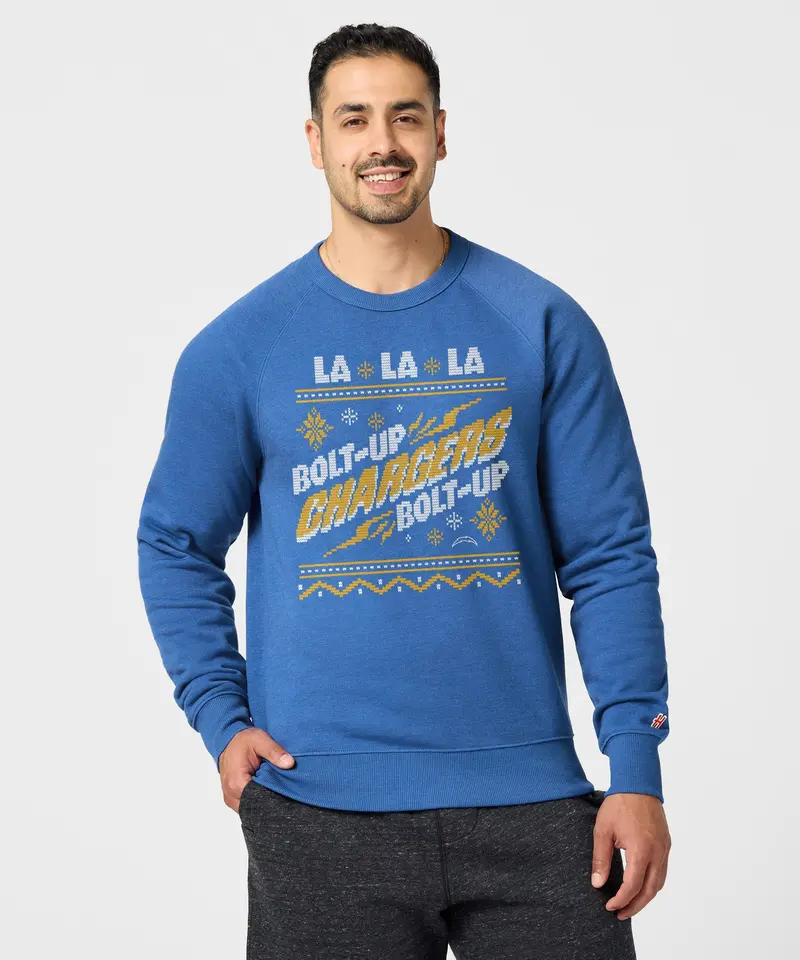 Los Angeles Chargers Holiday Crewneck 3