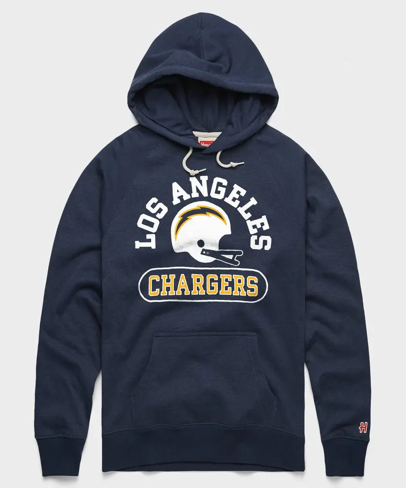 Los Angeles Chargers Throwback Helmet Hoodie 1