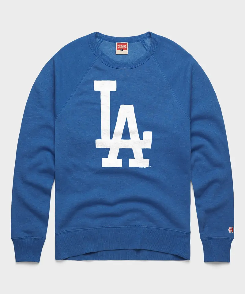Los Angeles Dodgers Cap Logo '12 Crewneck 1