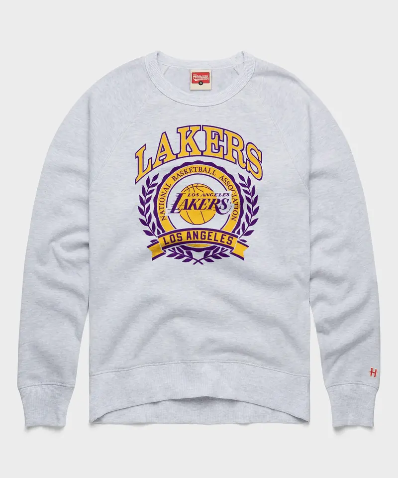 Los Angeles Lakers Crest Crewneck 1