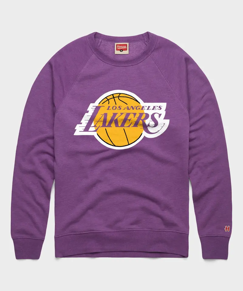Los Angeles Lakers Logo Crewneck 1