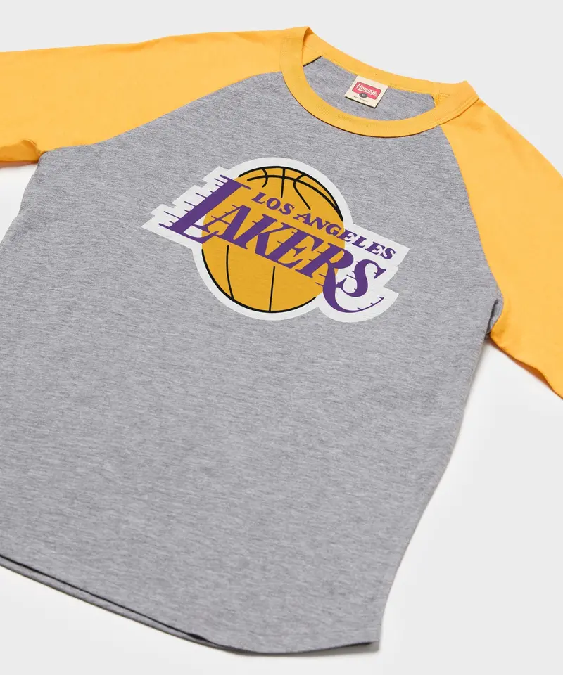 Los Angeles Lakers Logo Raglan 2