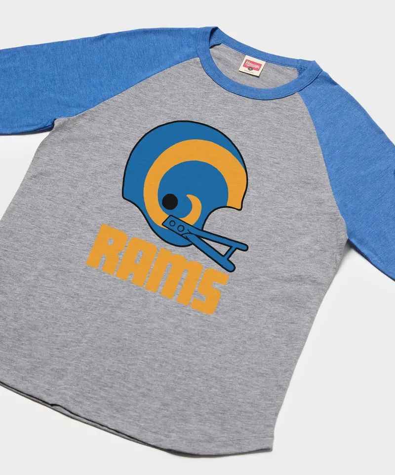 Los Angeles Rams Big Helmet Raglan 2