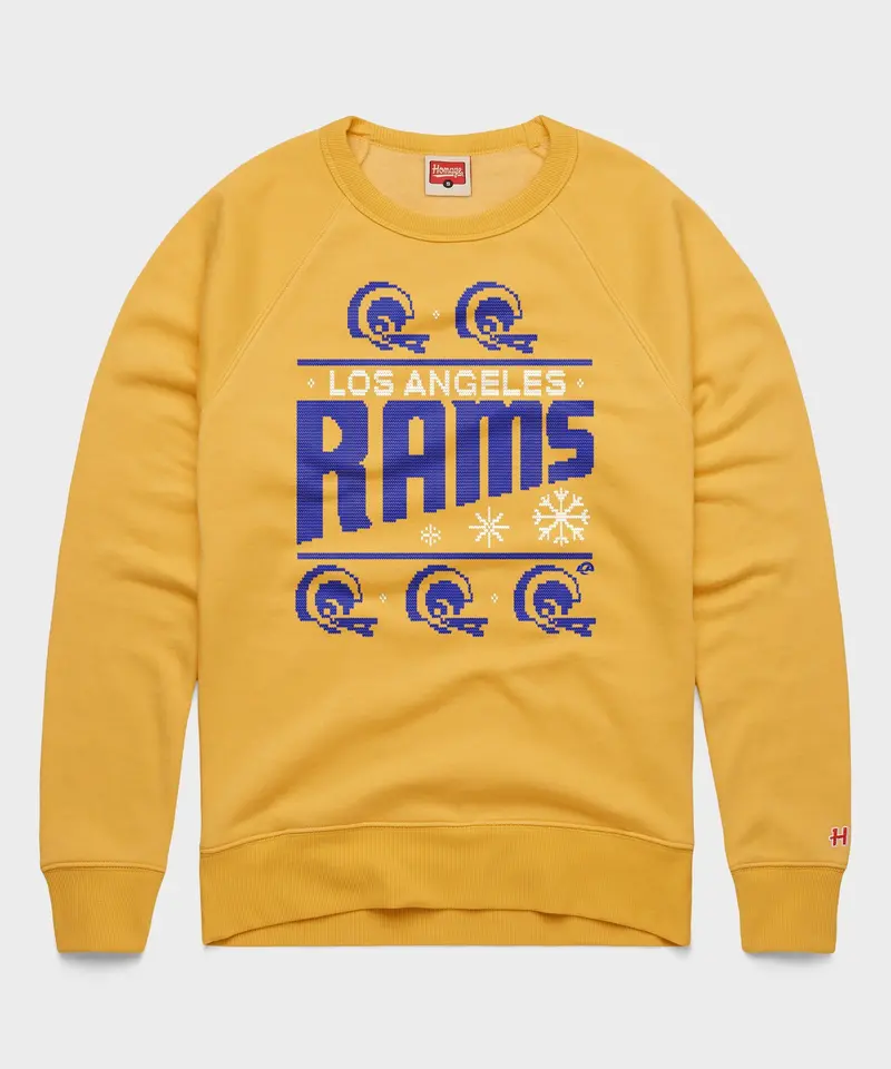 Los Angeles Rams Holiday Crewneck 1
