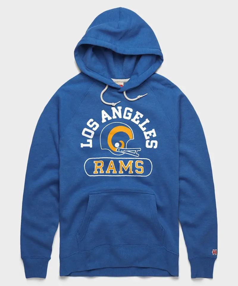 Los Angeles Rams Throwback Helmet Hoodie 1