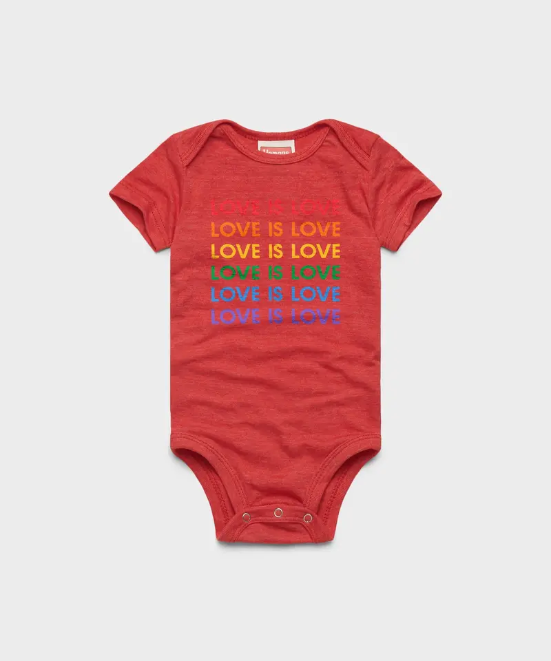 Love Is Love Rainbow Baby One Piece 1