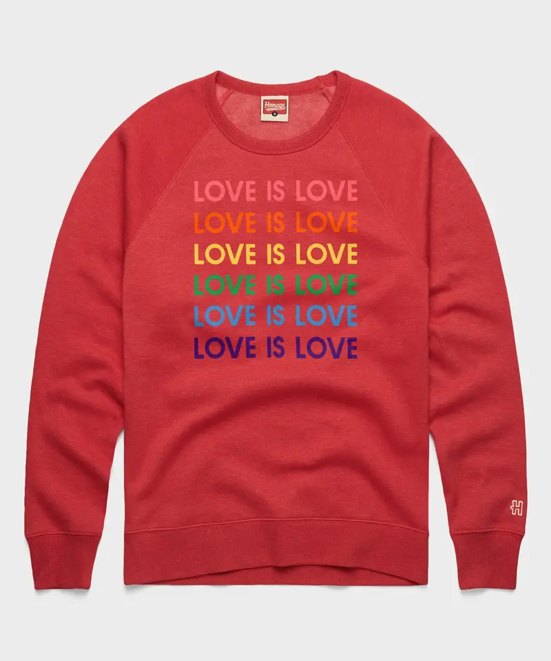 Love Is Love Rainbow Crewneck 1