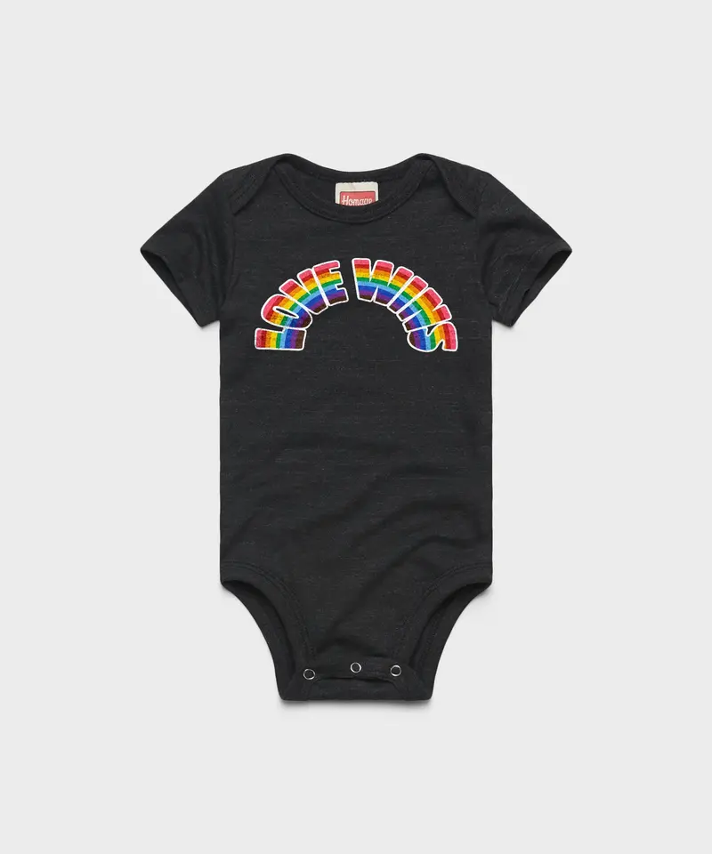 Love Wins Baby One Piece 1