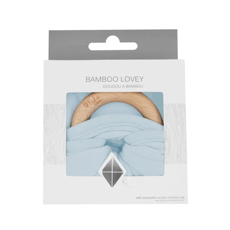 Lovey In Fog With Removable Teething Ring 2