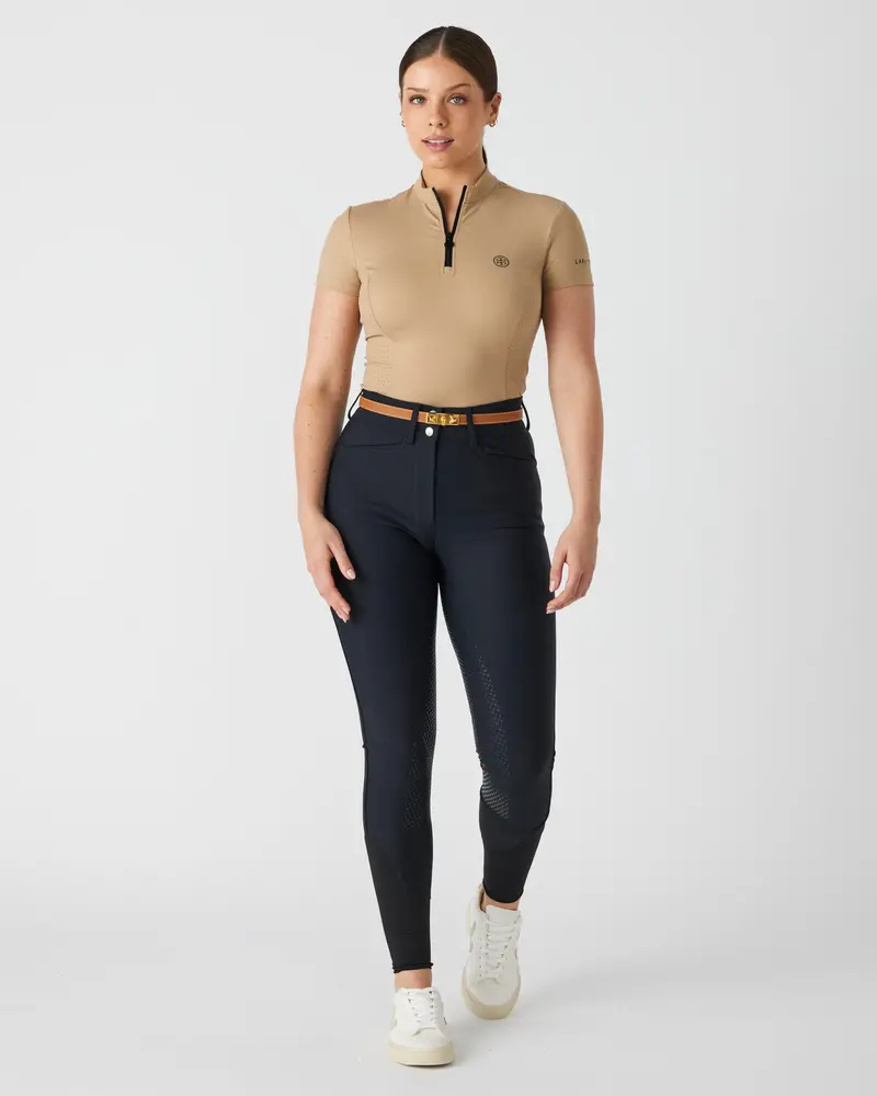Lt Active Fit Riding Top S/S- Bondi Sand 5
