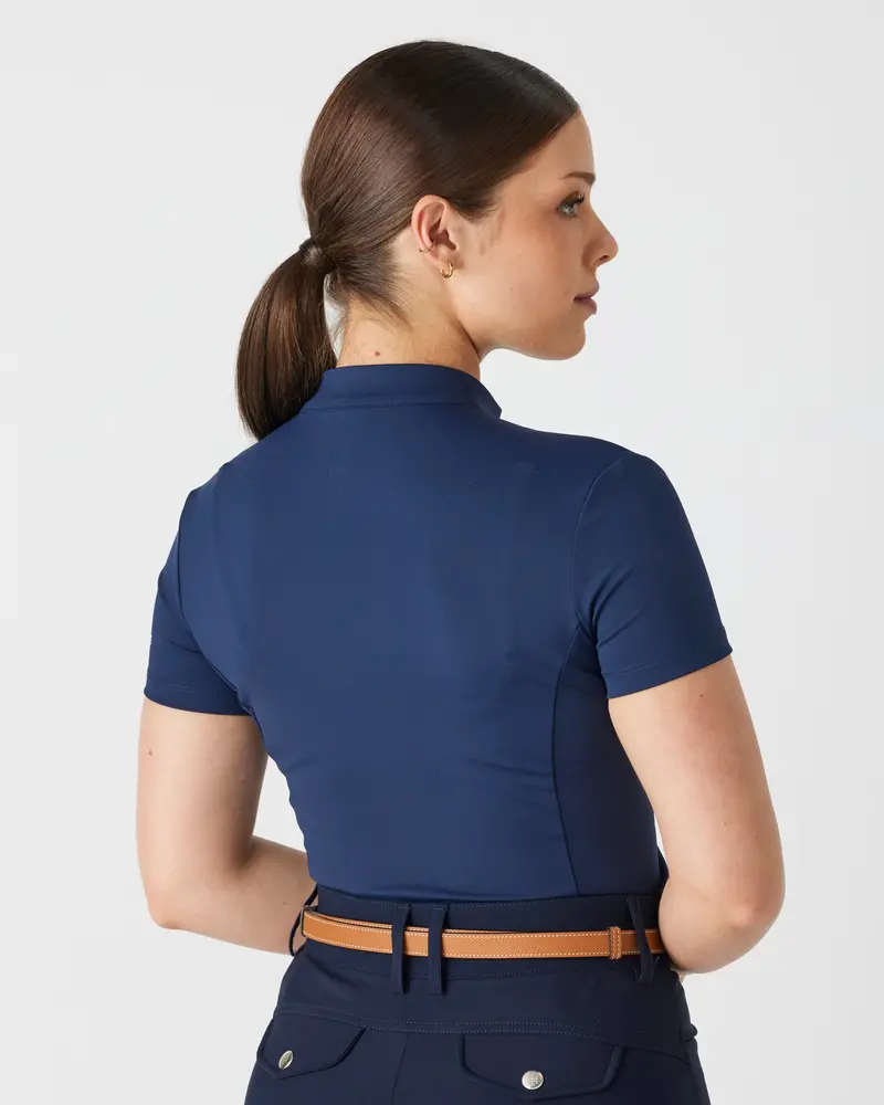 Lt Active Fit Riding Top S/S- Classic Navy 6