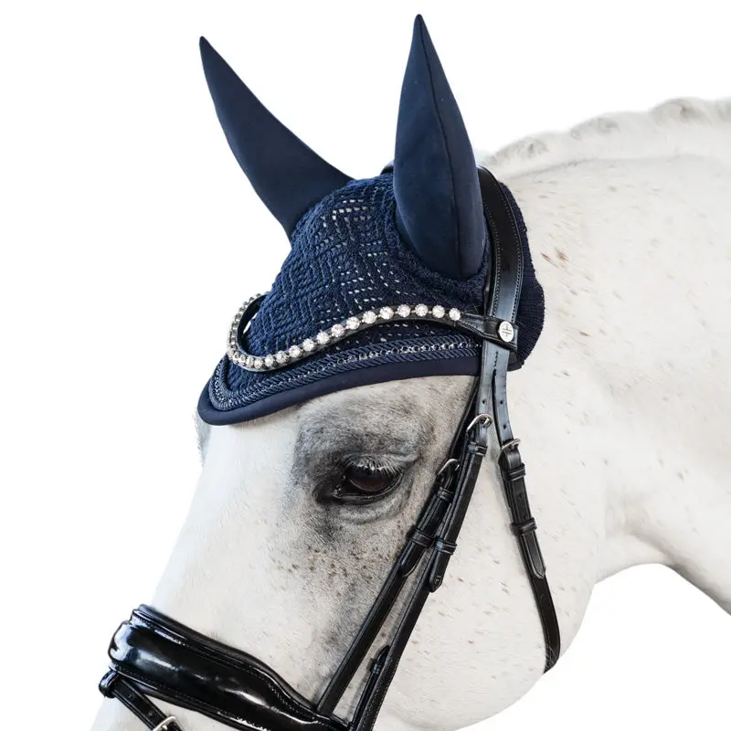 Lt Navy Crystals Moderne Ear Bonnet 1