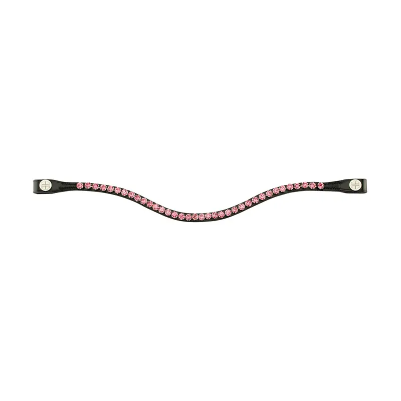 Lt Rose Crystal Brow Band 1