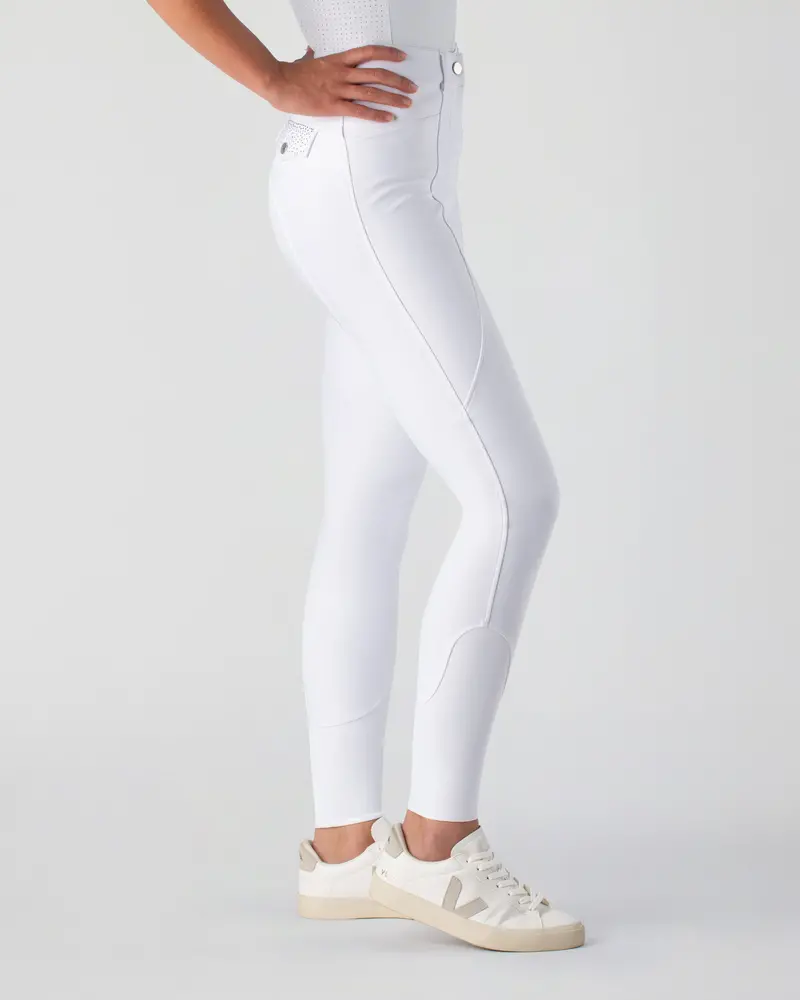 Lt Rosie Stardust Breeches - White 1