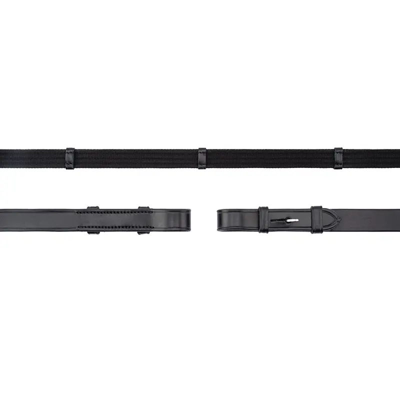 Lt Webbing Grip Reins - Black 1