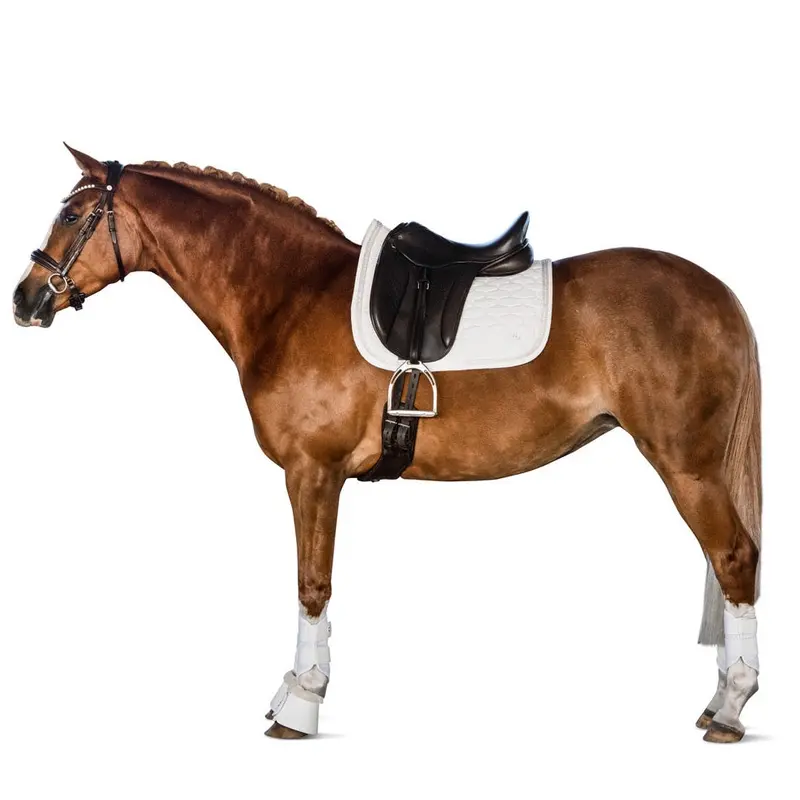 Lt White Crystals Cob Saddle Pad 2