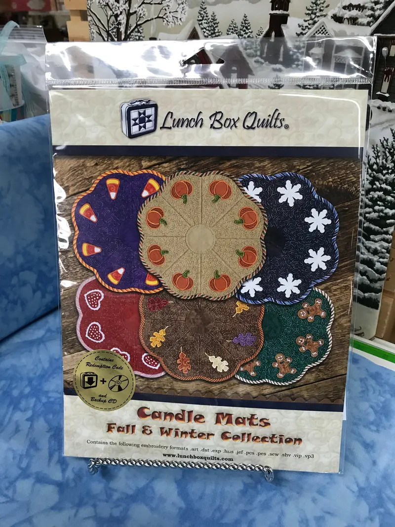 Lunch Box Quilts (Candle Mats) - Fall & Winter Collection 1