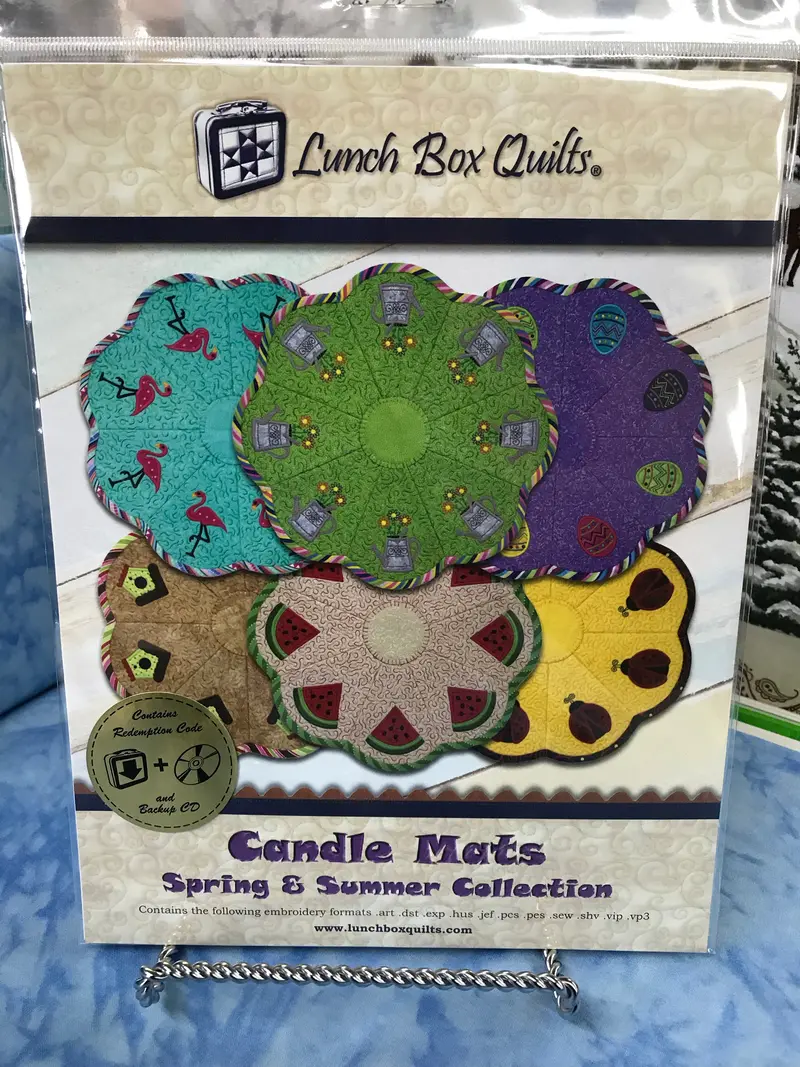 Lunch Box Quilts (Candle Mats) - Spring & Summer Collection 1
