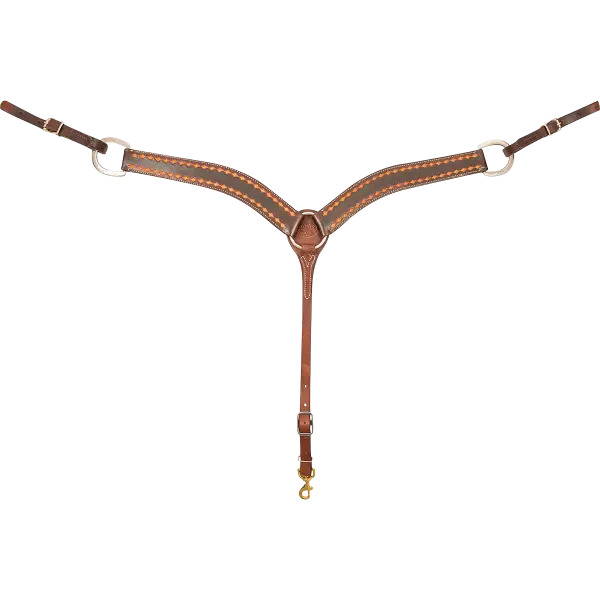 Martin 2" Dark Framed Diamond Stamped Breastcollar 1