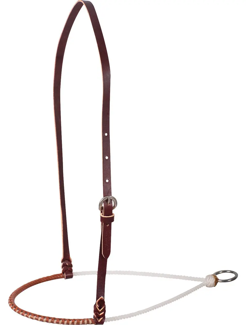Martin 3/16" Single Rope Leather Covered Noseband 1