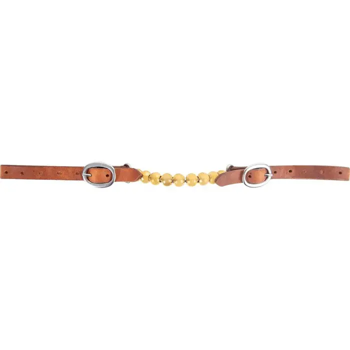 Martin Brass Ball Curb Strap 1