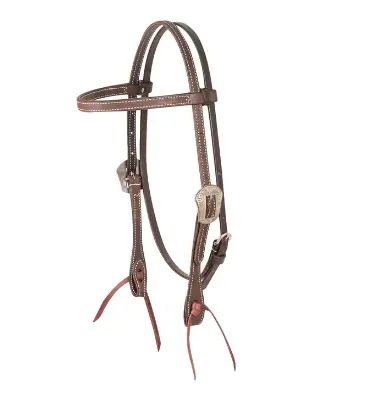 Martin Browband Headstall With Laramie Buckle Latigo Ties 1