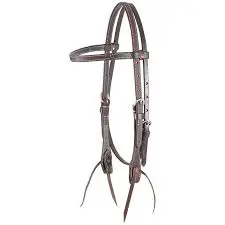 Martin Chocolate Roughout Browband Headstall 1