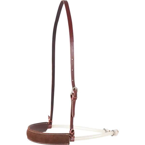 Martin Double Rope Roughout Leather Cover Noseband 1